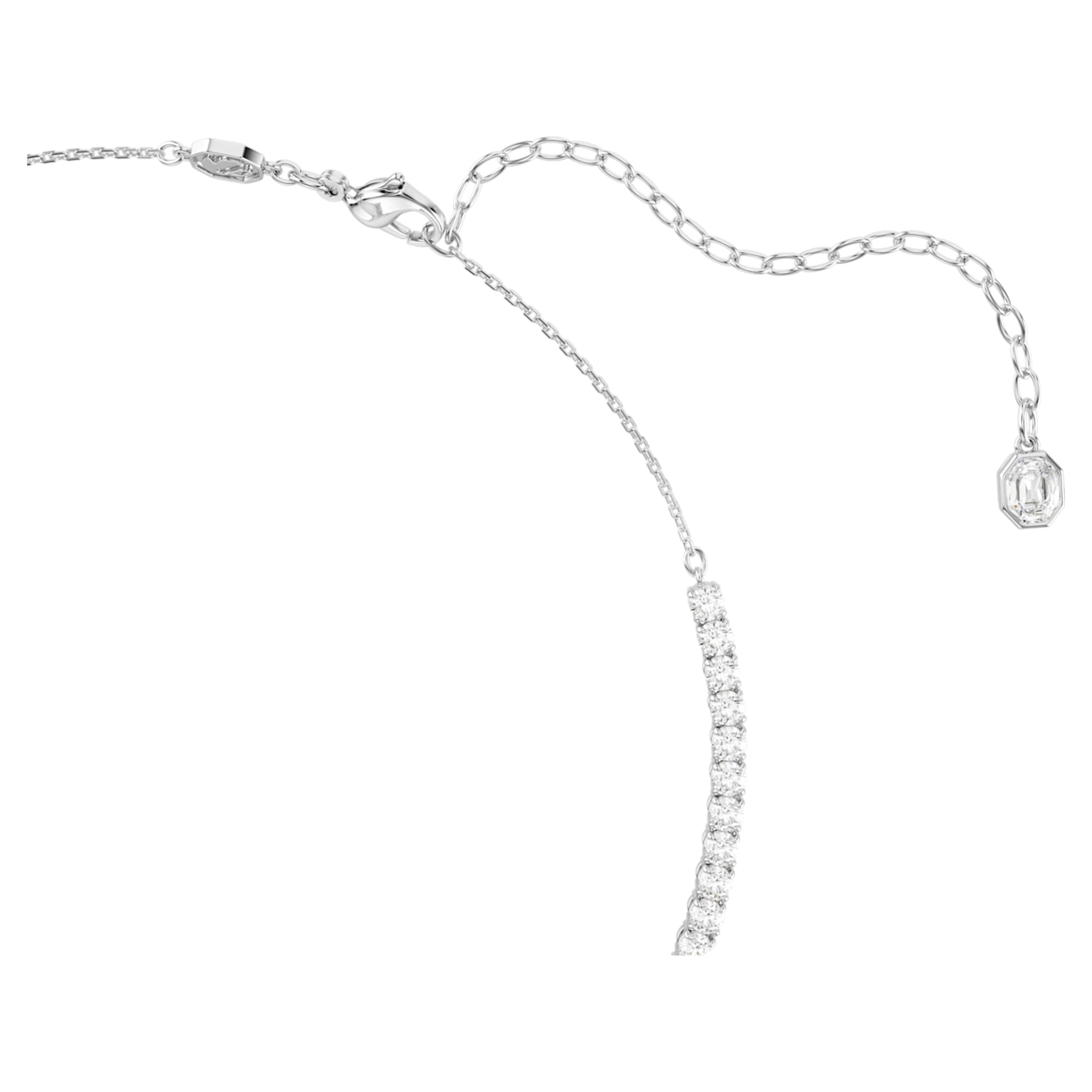Ariana Grande x Swarovski necklace Mixed cuts, Dragonfly, Multicolored, Rhodium plated