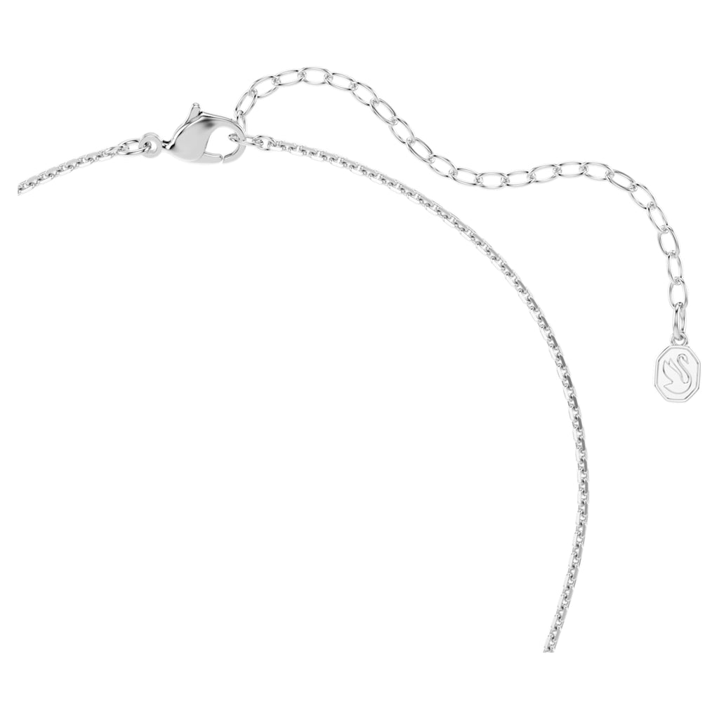 Ariana Grande x Swarovski set Crystal pearl, Round cut, Flower, White, Rhodium plated