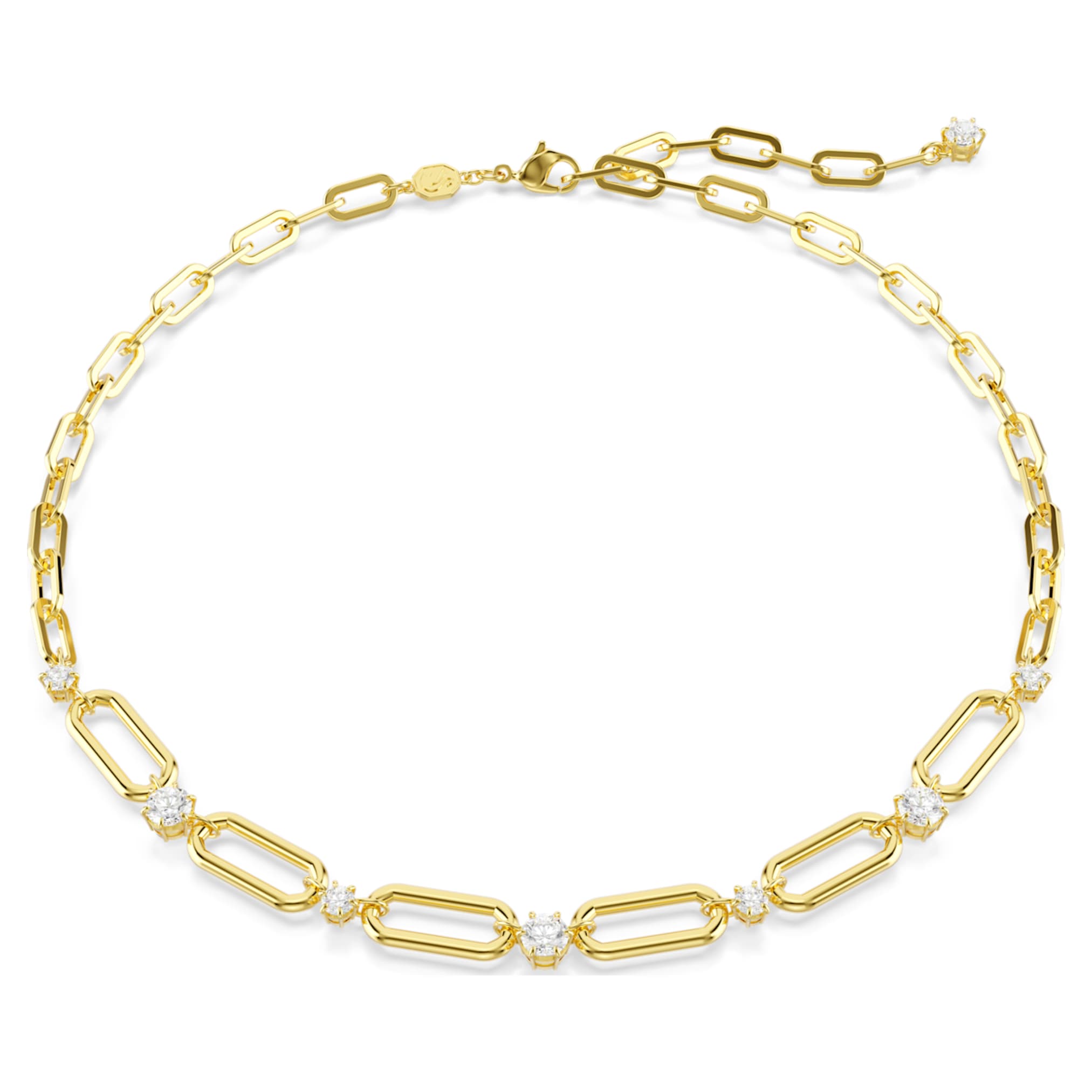 Swarovski Constella necklace White, 18K gold finish