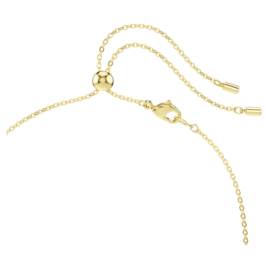 Swarovski Constella set Mixed cuts, Multicolored, 18K gold finish