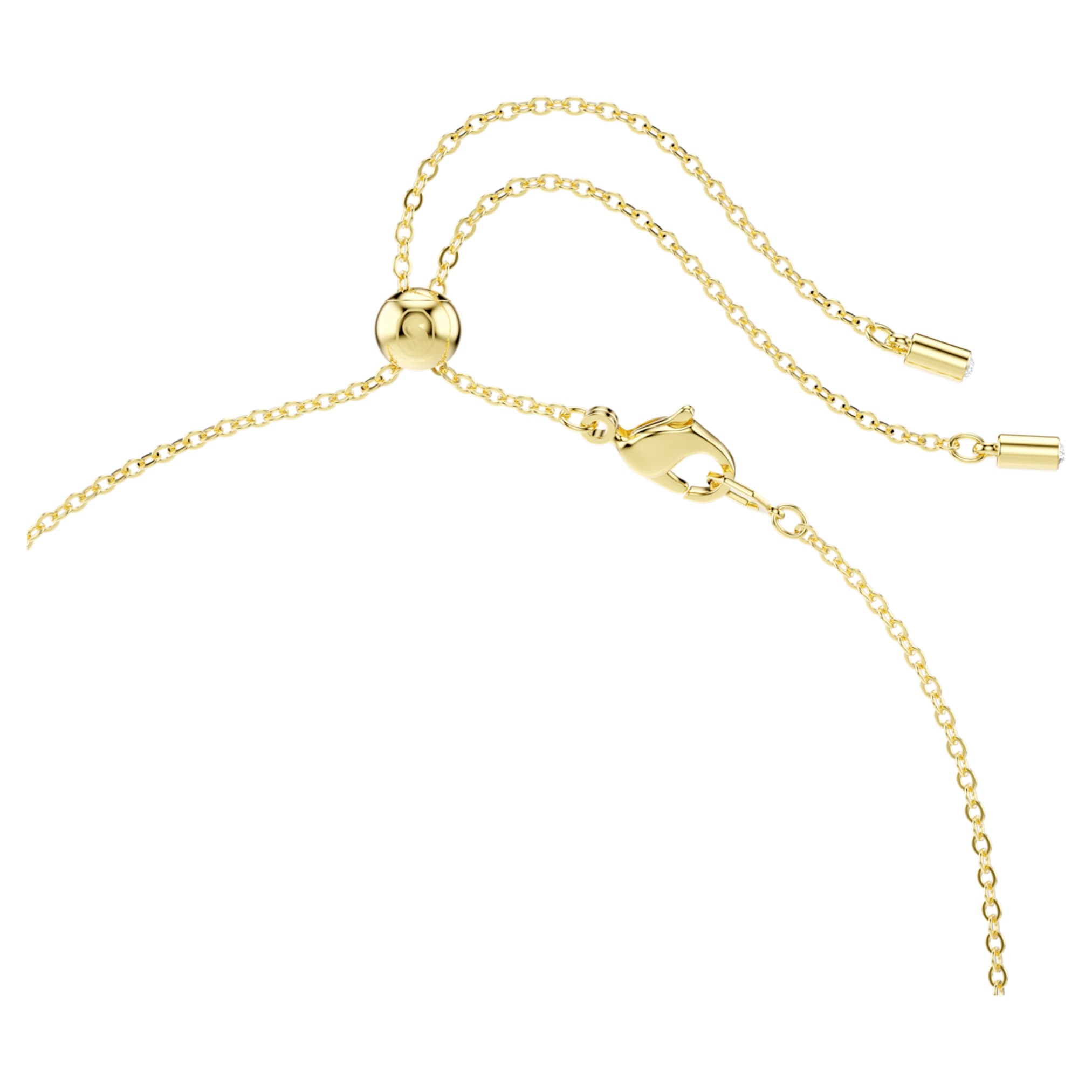 Swarovski Constella set Mixed cuts, Multicolored, 18K gold finish