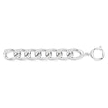 Swarovski Dextera extender White, Rhodium plated