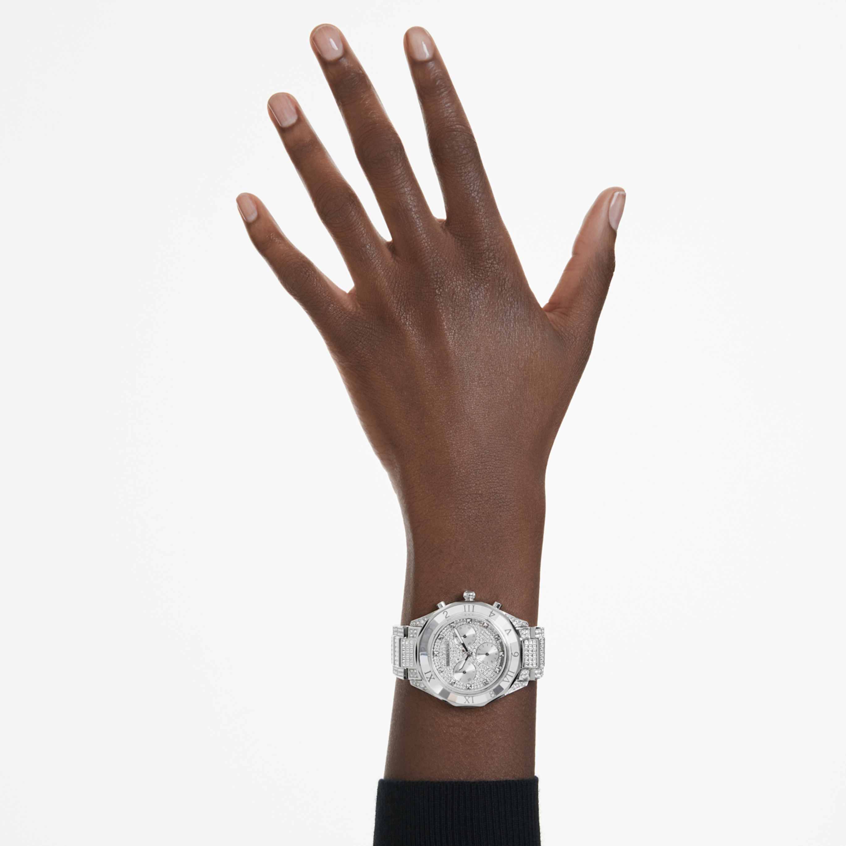 Swarovski Dextera lux watch Swiss Made, Metal bracelet, Gold tone, Gold-tone finish