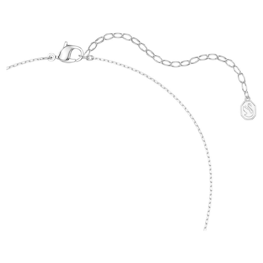 Swarovski Diapason necklace Mixed cuts, White, Rhodium plated