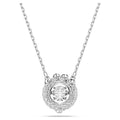 Swarovski Dragon & Phoenix pendant Dragon’s claw, White, Rhodium plated