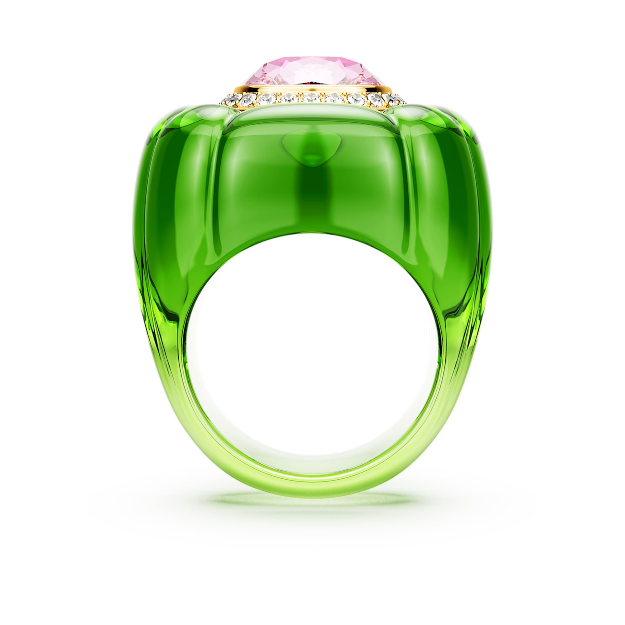 Swarovski Dulcis cocktail ring Cushion cut, Pavé, Multicolored