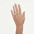 Swarovski Eternity solitaire ring Lab-grown diamonds 1.0 ct tw, Round shape, White, 14K yellow gold