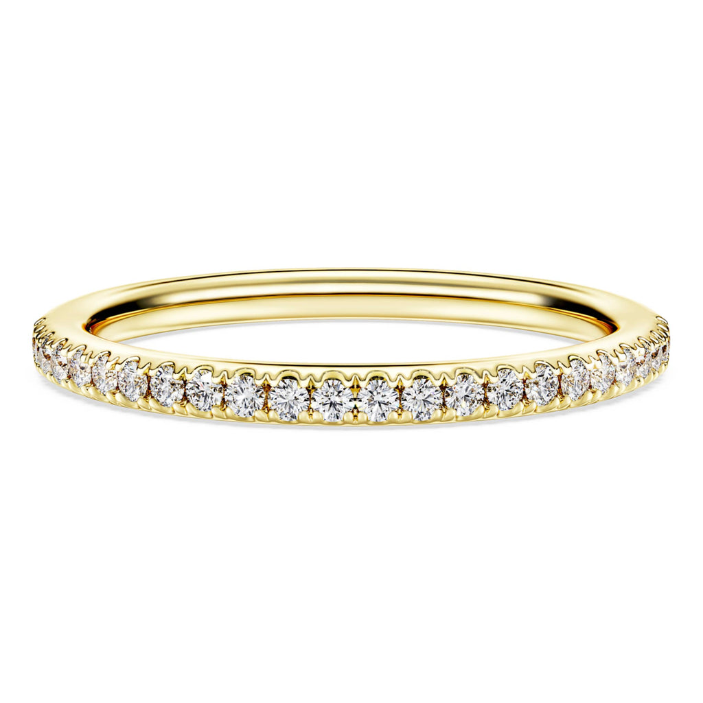 Swarovski Eternity band ring Lab-grown diamonds 0.2 ct tw, Round shape, 14K yellow gold