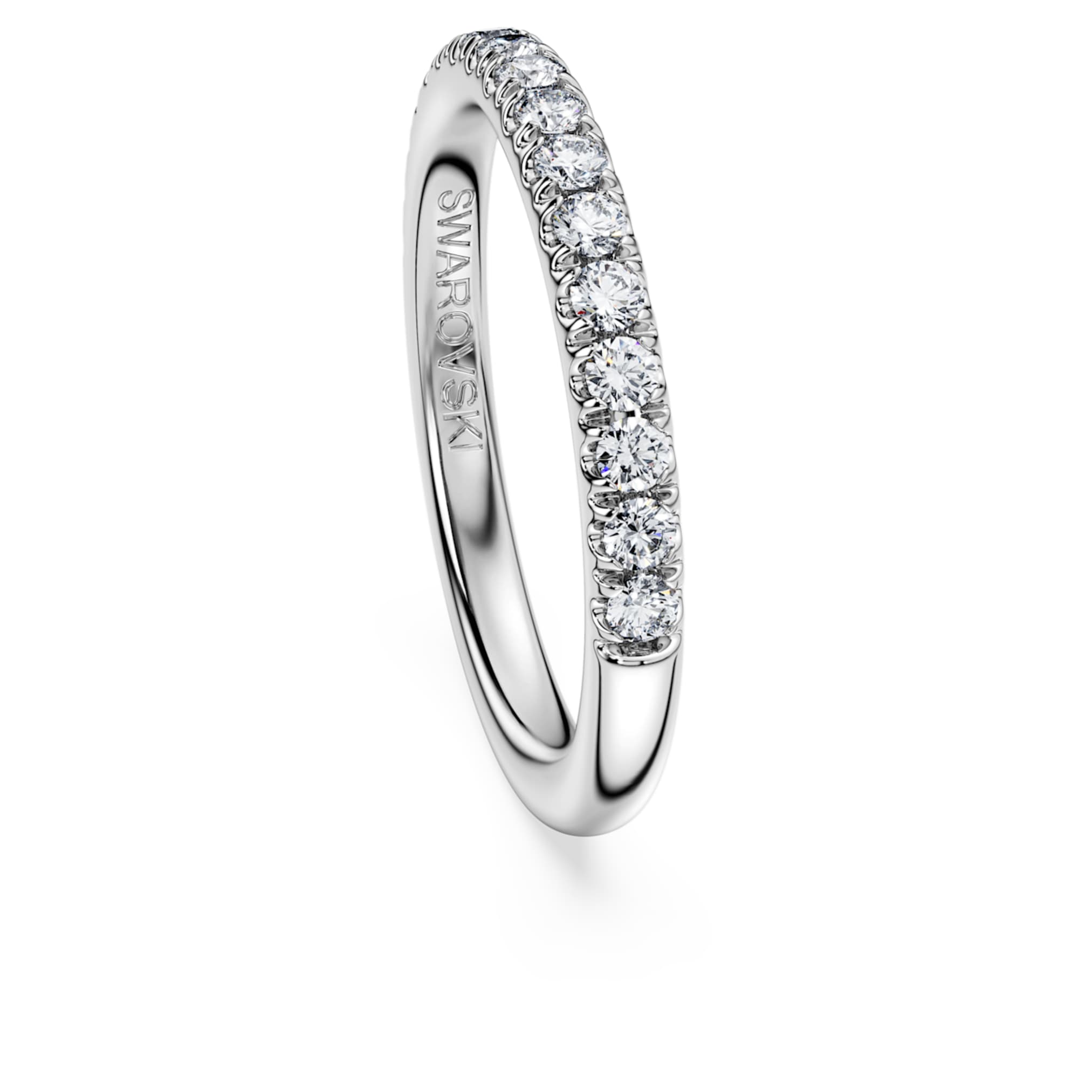 Swarovski Eternity band ring Lab-grown diamonds 0.4 ct tw, Round shape, 14K white gold