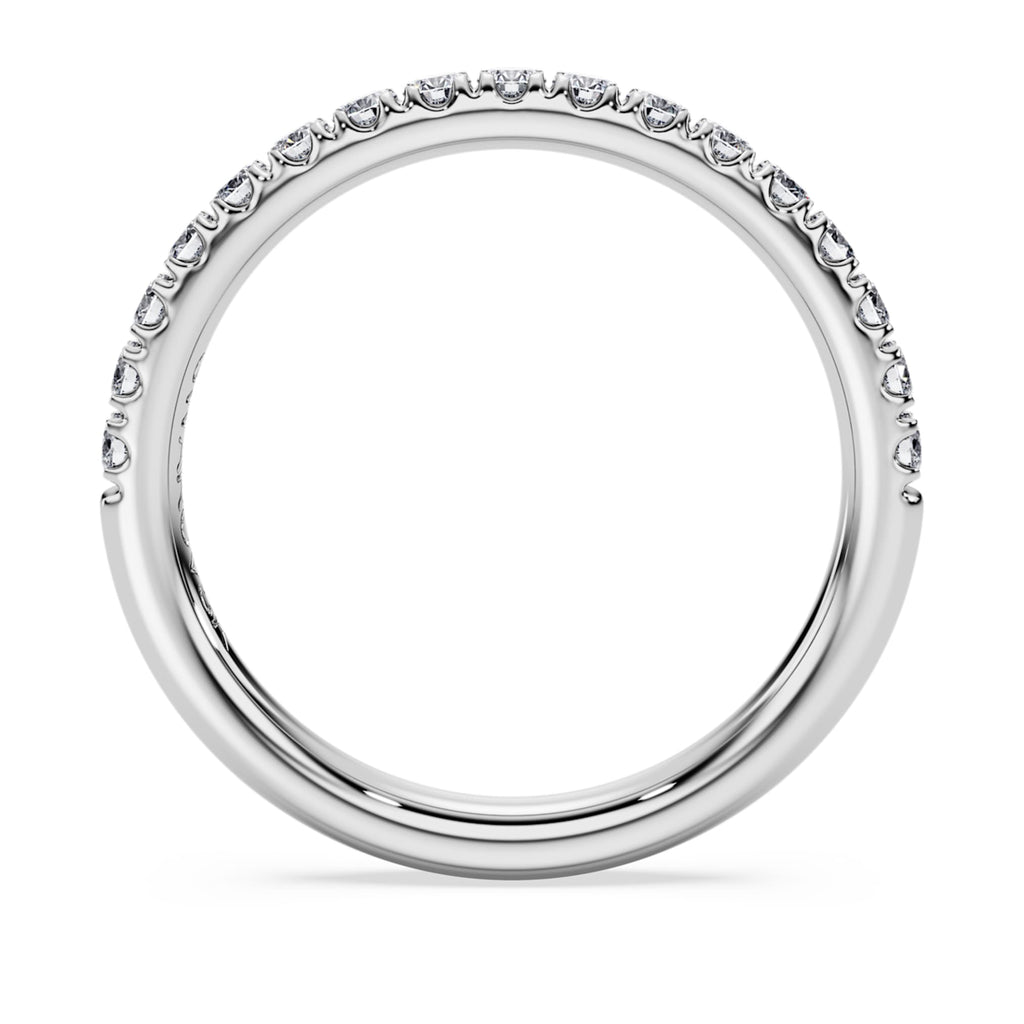 Swarovski Eternity band ring Lab-grown diamonds 0.4 ct tw, Round shape, 14K white gold