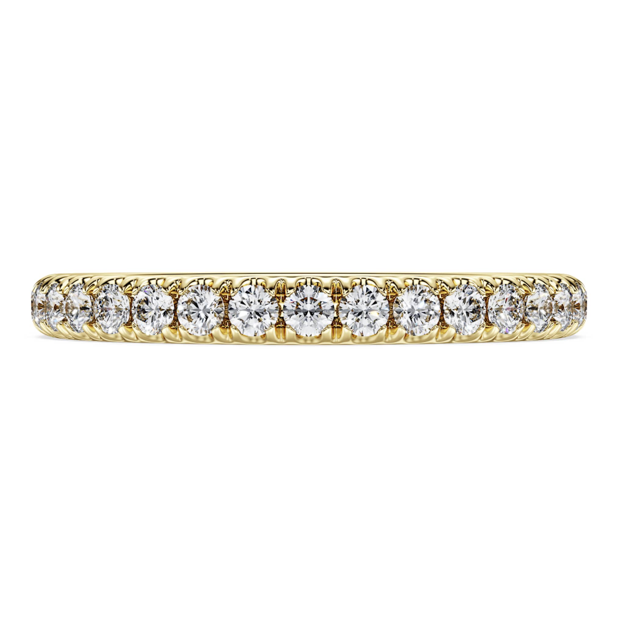 Swarovski Eternity band ring Lab-grown diamonds 0.4 ct tw, Round shape, 14K yellow gold