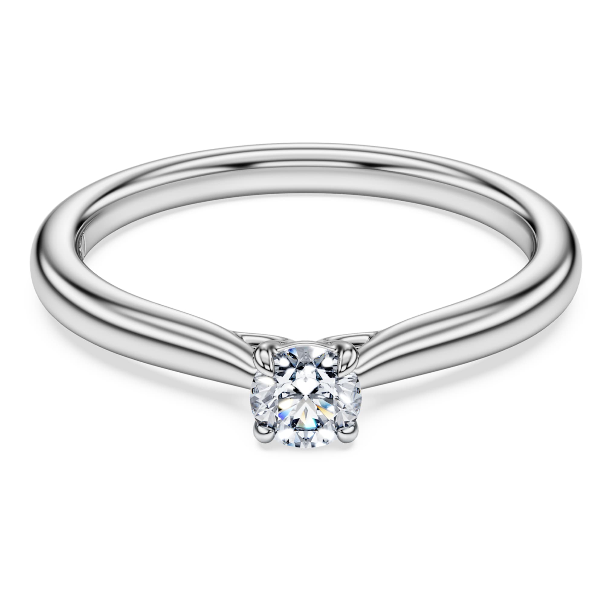 Swarovski Eternity solitaire ring Lab-grown diamonds 0.25 ct tw, Round shape, Sterling silver