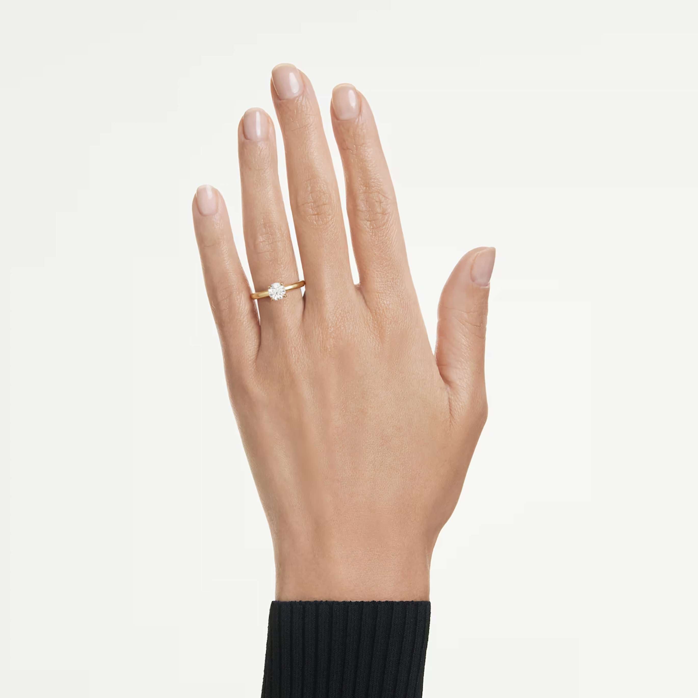 Swarovski Eternity Lab-grown diamonds 1 ct tw, Round shape, 14K white gold