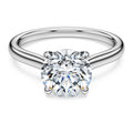 Swarovski Eternity solitaire ring Lab-grown diamonds 2 ct tw, Round shape, 14K white gold