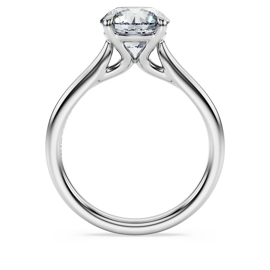Swarovski Eternity solitaire ring Lab-grown diamonds 2 ct tw, Round shape, 14K white gold