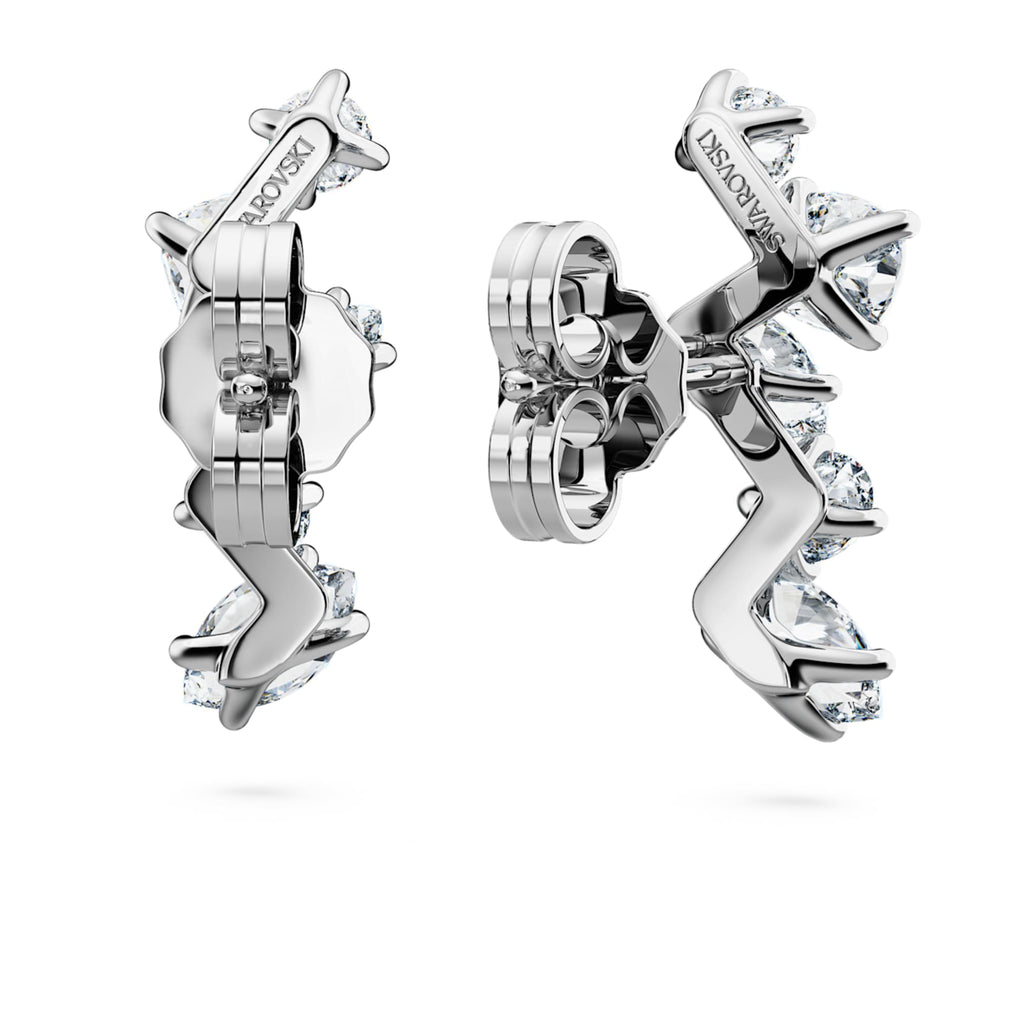 Swarovski Galaxy ear cuffs Lab-grown diamonds 1.25 ct tw, Mixed shapes, 14K white gold