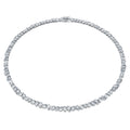 Swarovski Galaxy Tennis necklace Lab-grown diamonds 47.27 ct tw, Mixed shapes, 18K white gold