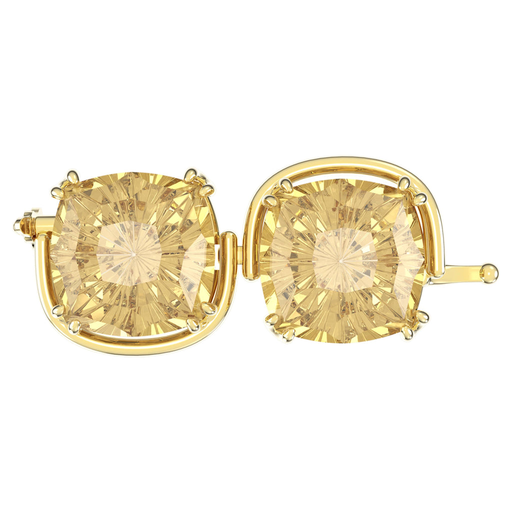 Swarovski Harmonia extender Cushion cut, Gold tone, 18K gold finish