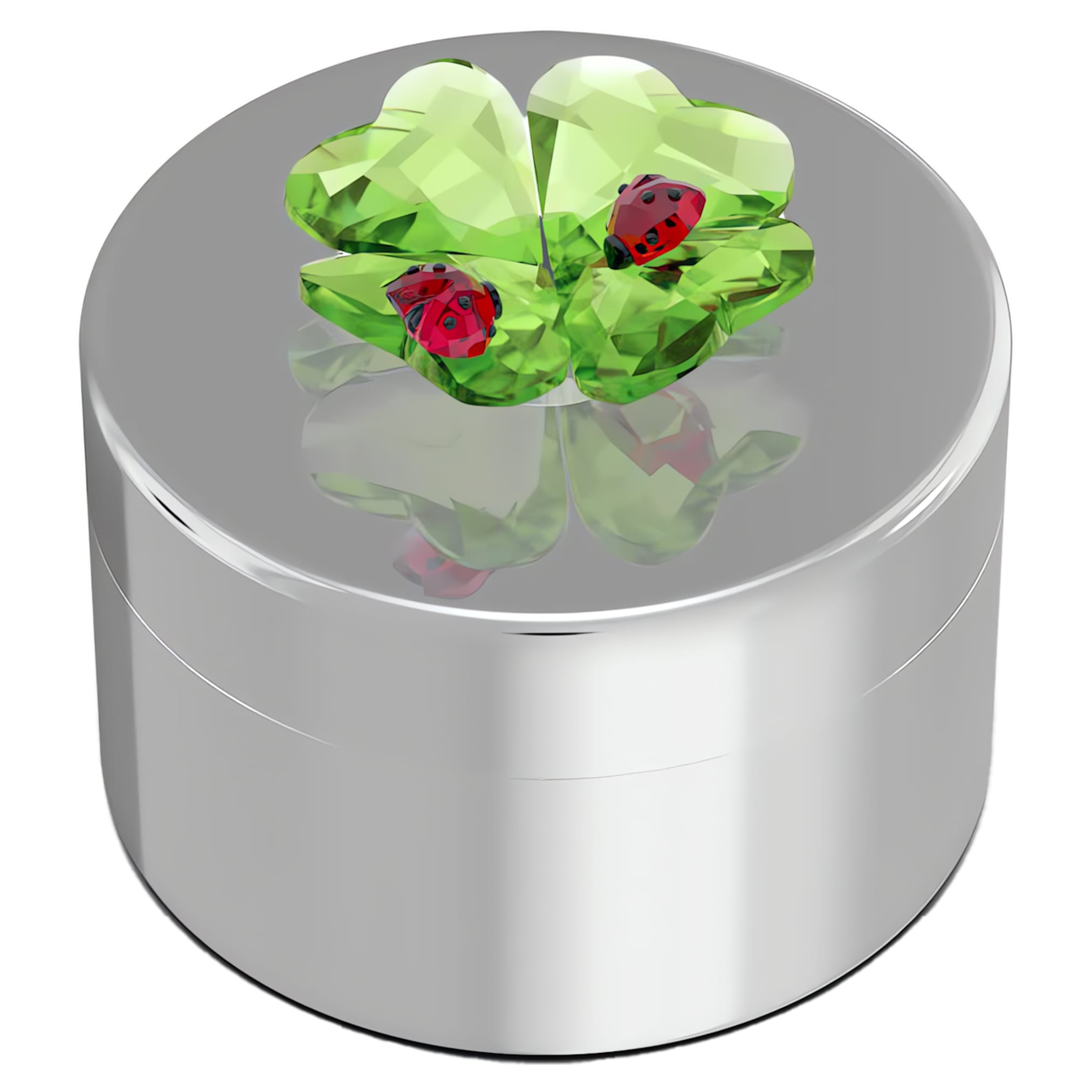 Swarovski Idyllia Clover and Ladybug Decorative Box
