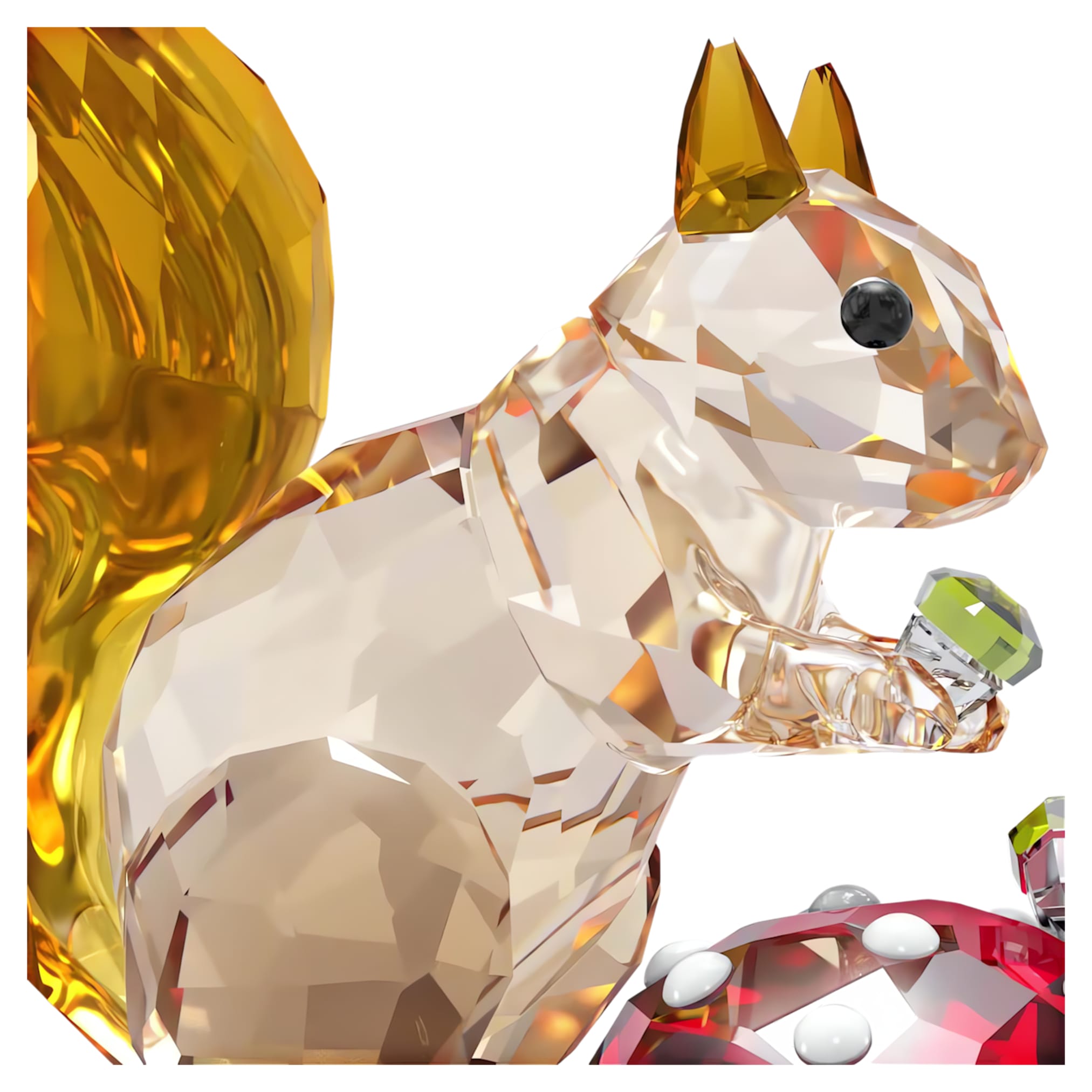 Swarovski Idyllia Squirrel and Mushrooms