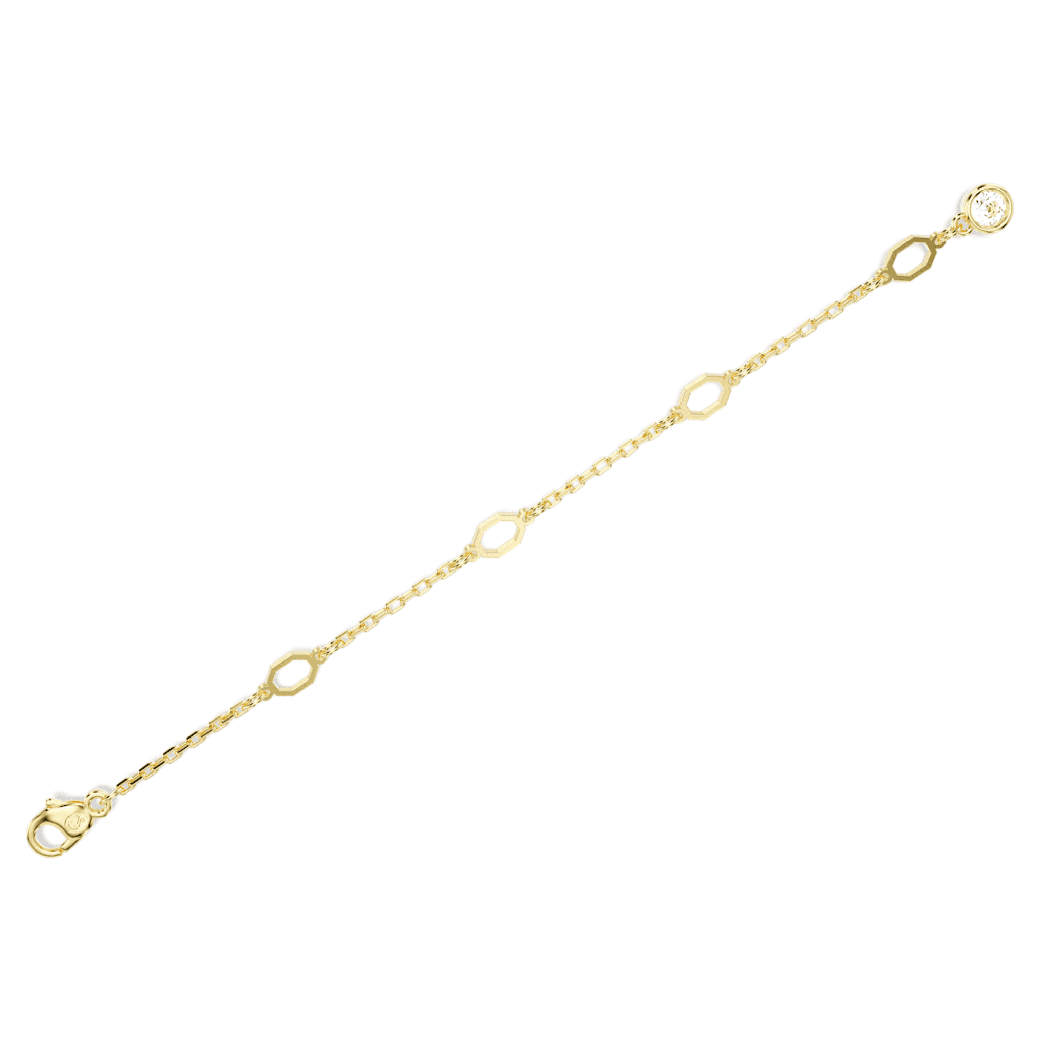 Swarovski Imber extender White, 18K gold finish