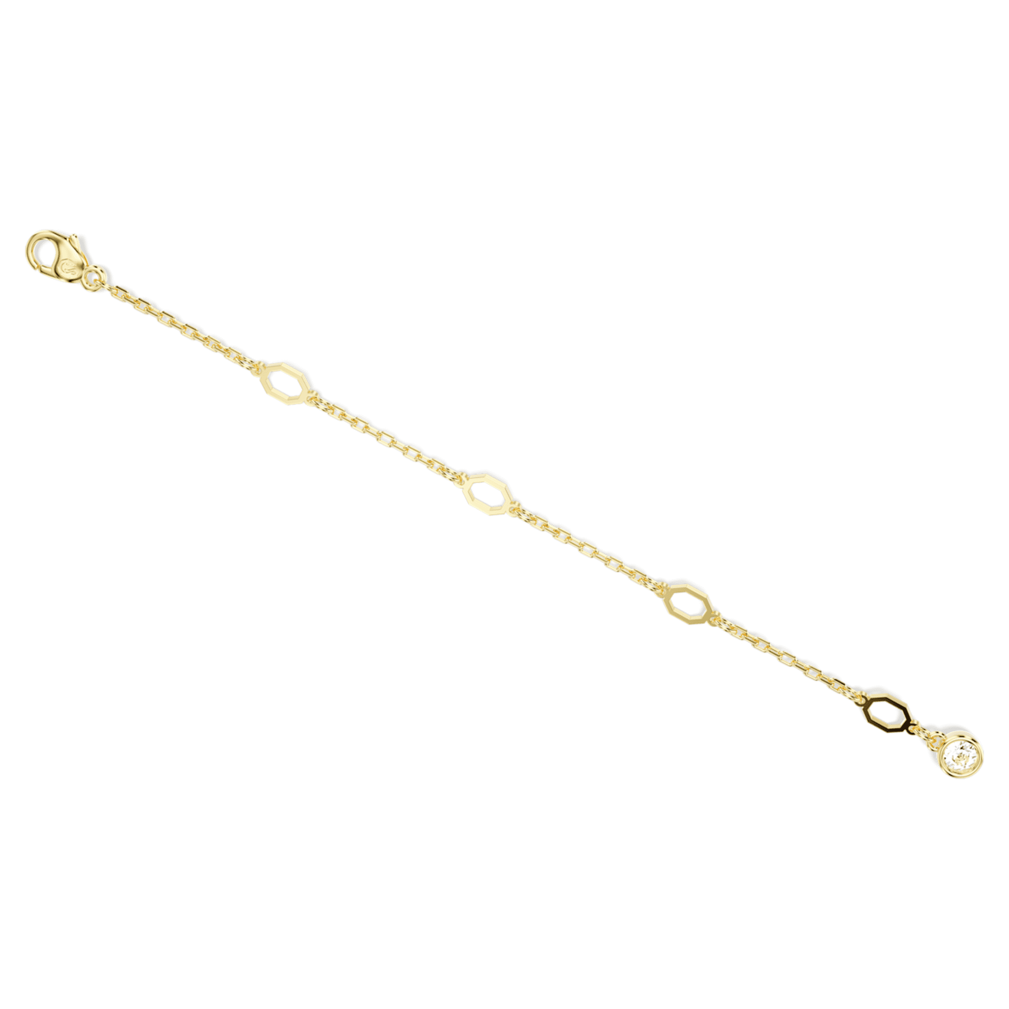 Swarovski Imber extender White, 18K gold finish