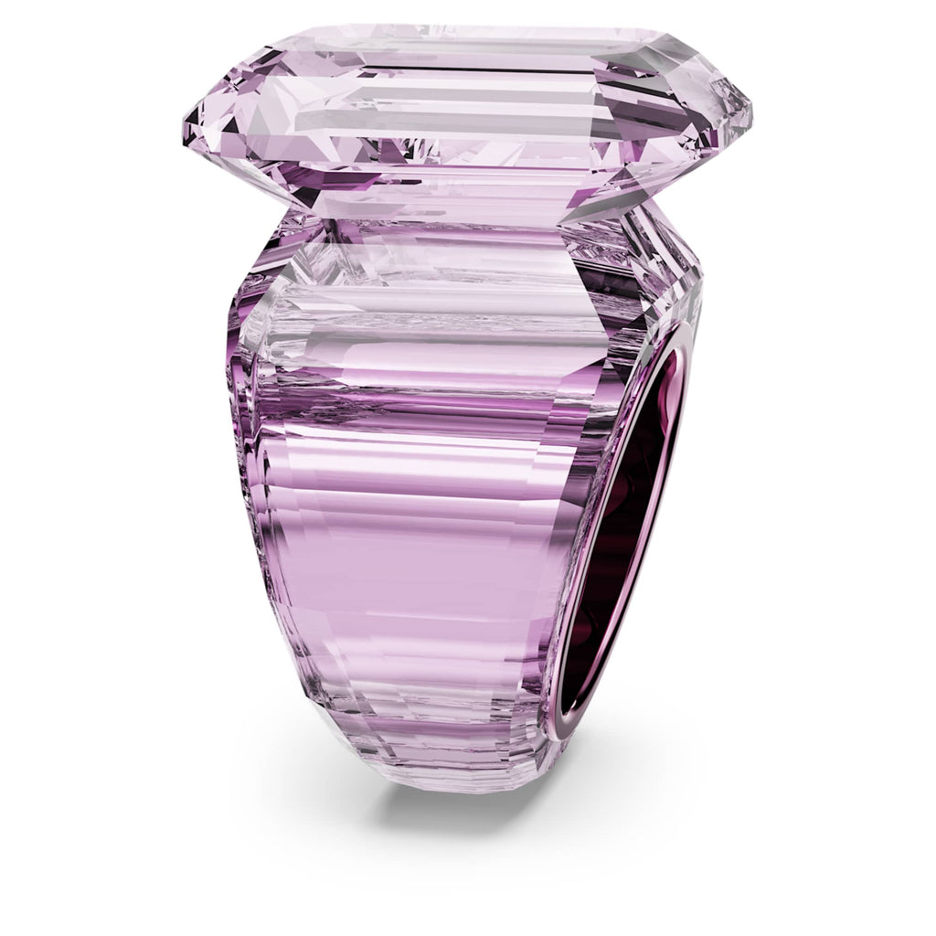 Swarovski Lucent cocktail ring Octagon cut, Pink