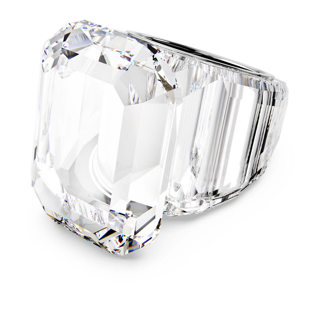 Swarovski Lucent cocktail ring Octagon cut, White