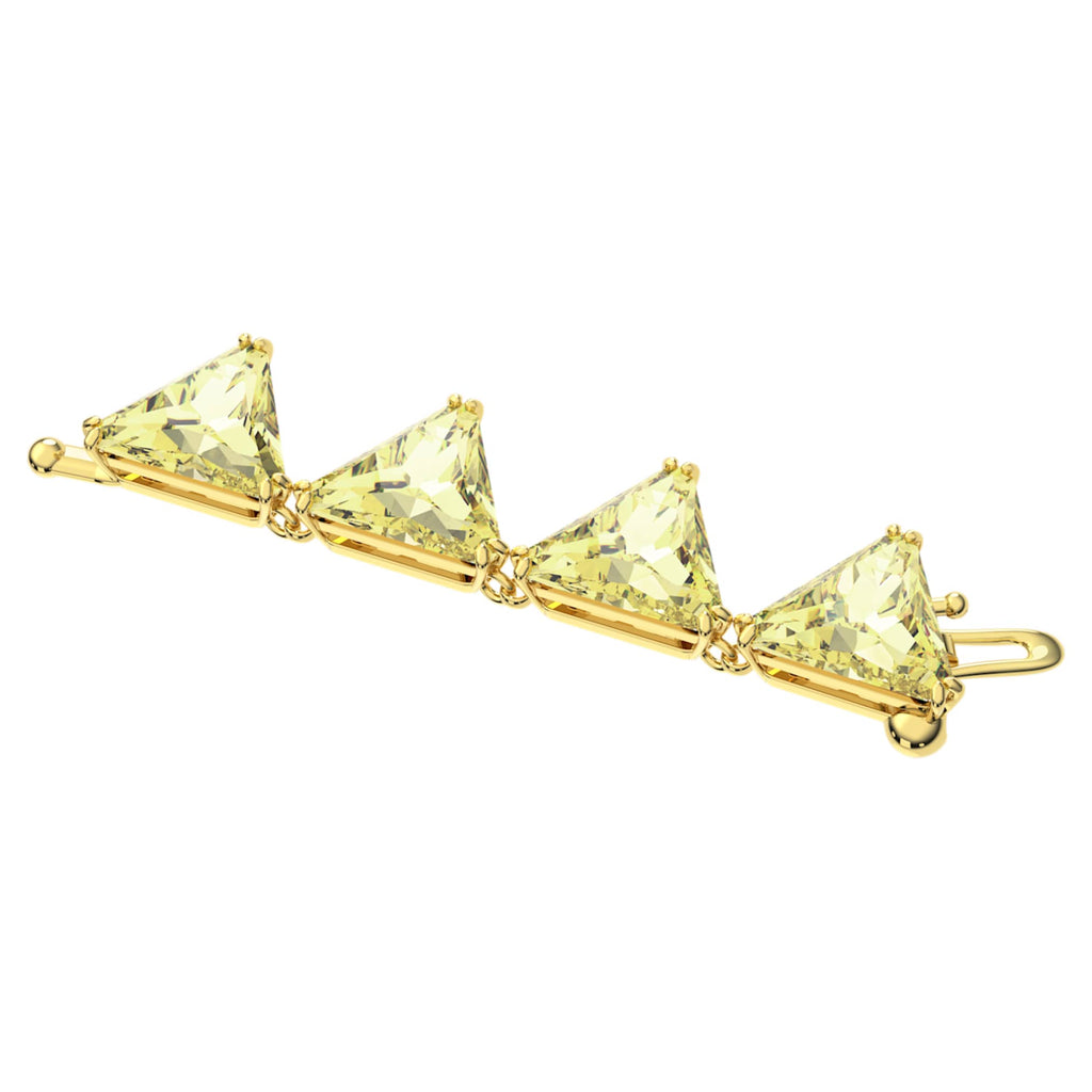 Swarovski Matrix extender Triangle cut, Yellow, 18K gold finish