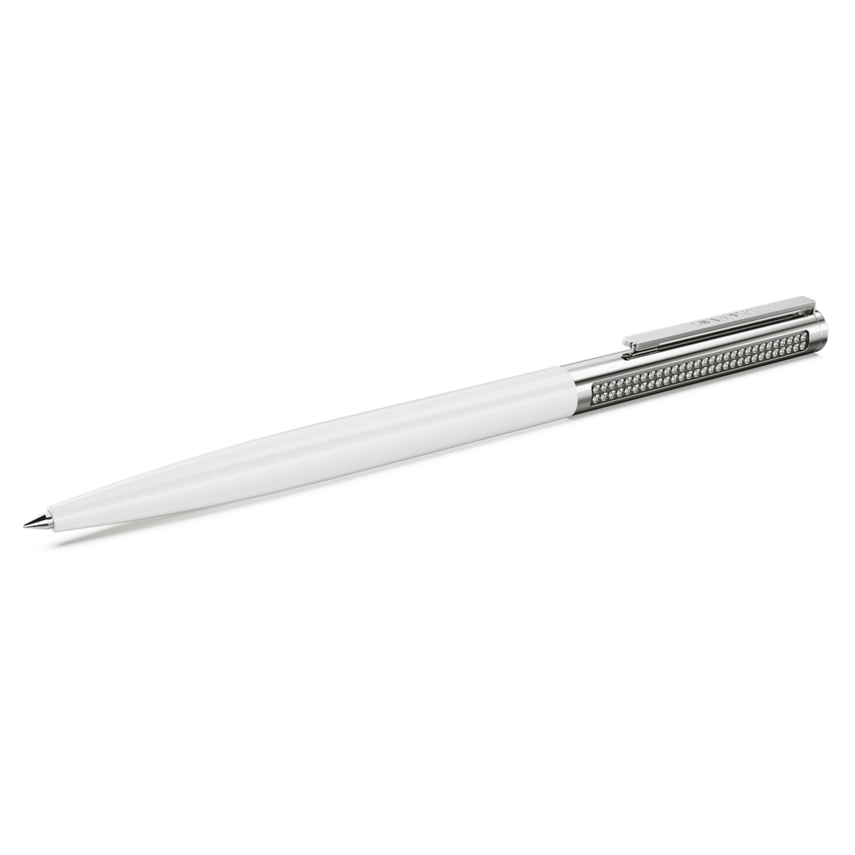 Swarovski Matrix Tennis ballpoint pen Blue, Chrome plated