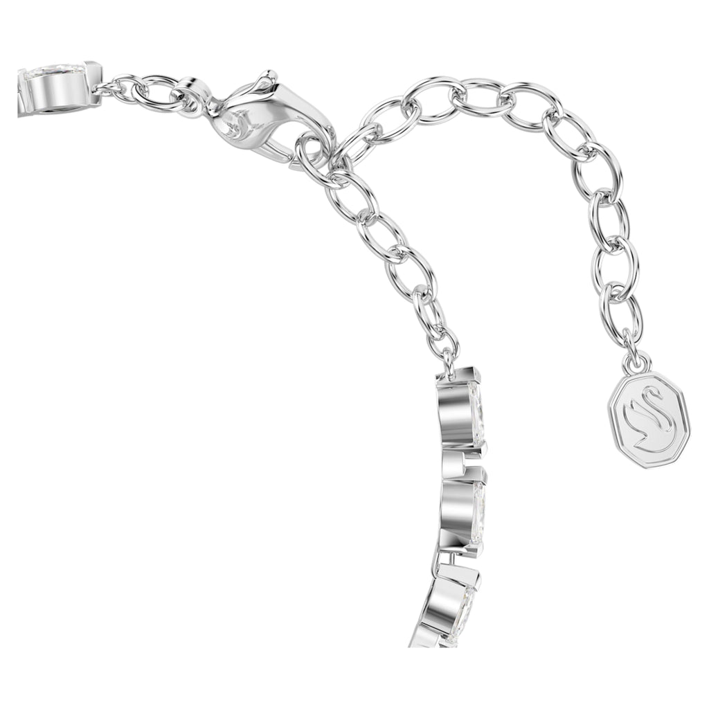Swarovski Mesmera bracelet Marquise cut, White, Rhodium plated