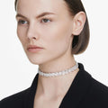 Swarovski Millenia choker Octagon cut, White, Rhodium plated