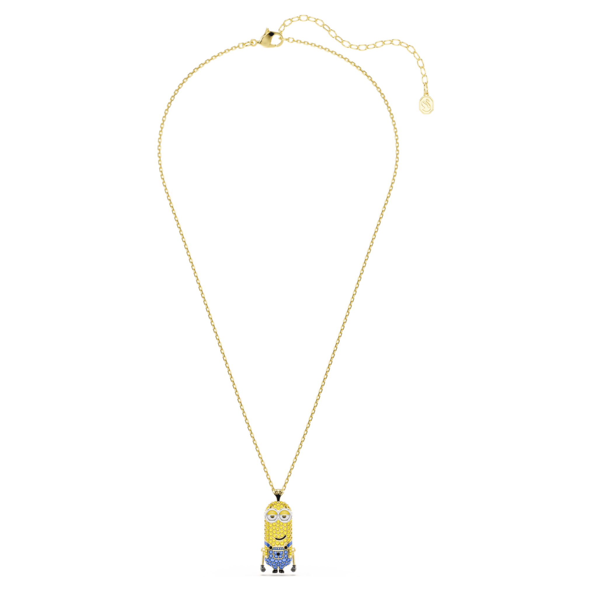 Swarovski Minions Kevin pendant Pavé, Multicolored, 18K gold finish