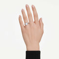 Swarovski Octagon bezel ring Lab-grown diamonds 2.0 ct tw, Octagon shape, 14K white gold