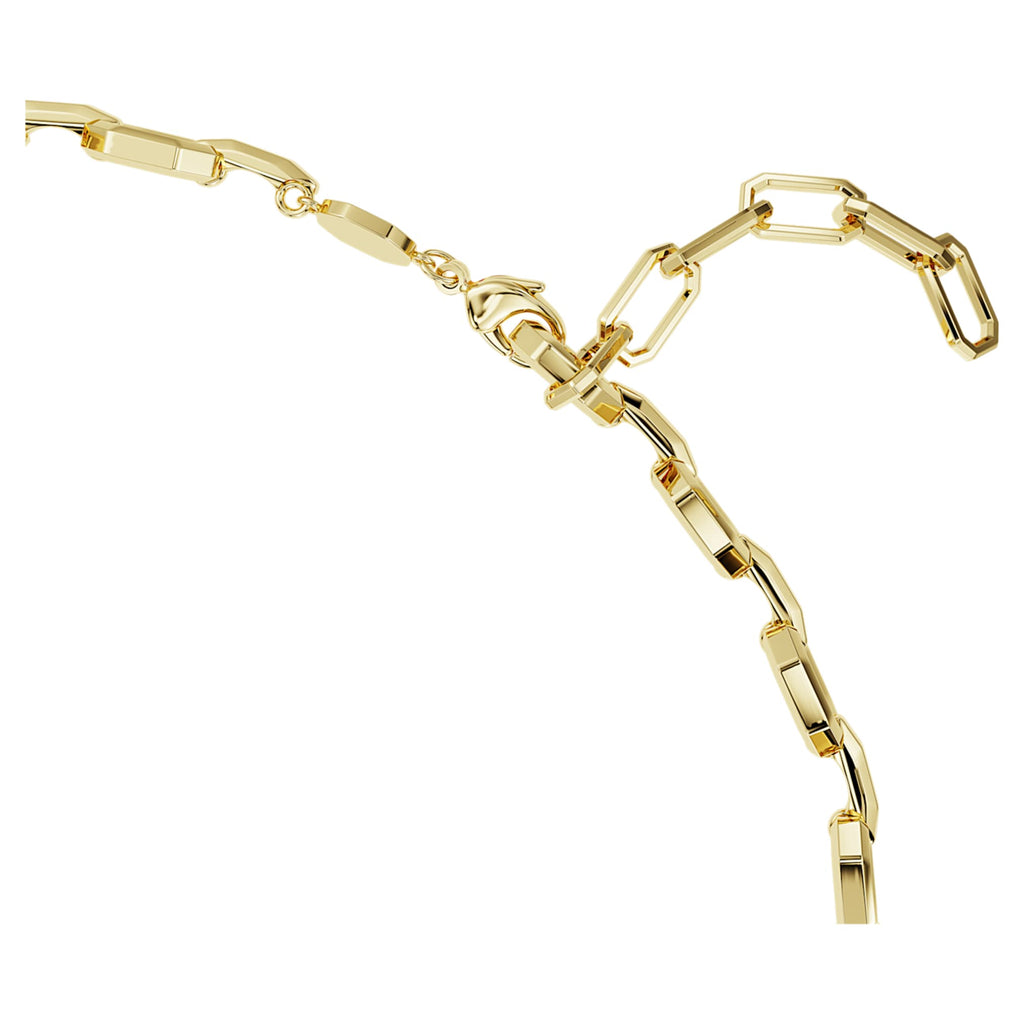 Swarovski Octagon necklace Lab-grown diamonds 18.39 ct tw, Mixed shapes, 18K yellow gold
