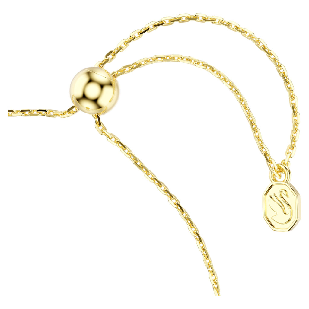 Swarovski Sublima bracelet Round cut, Star, Multicolored, 18K gold finish
