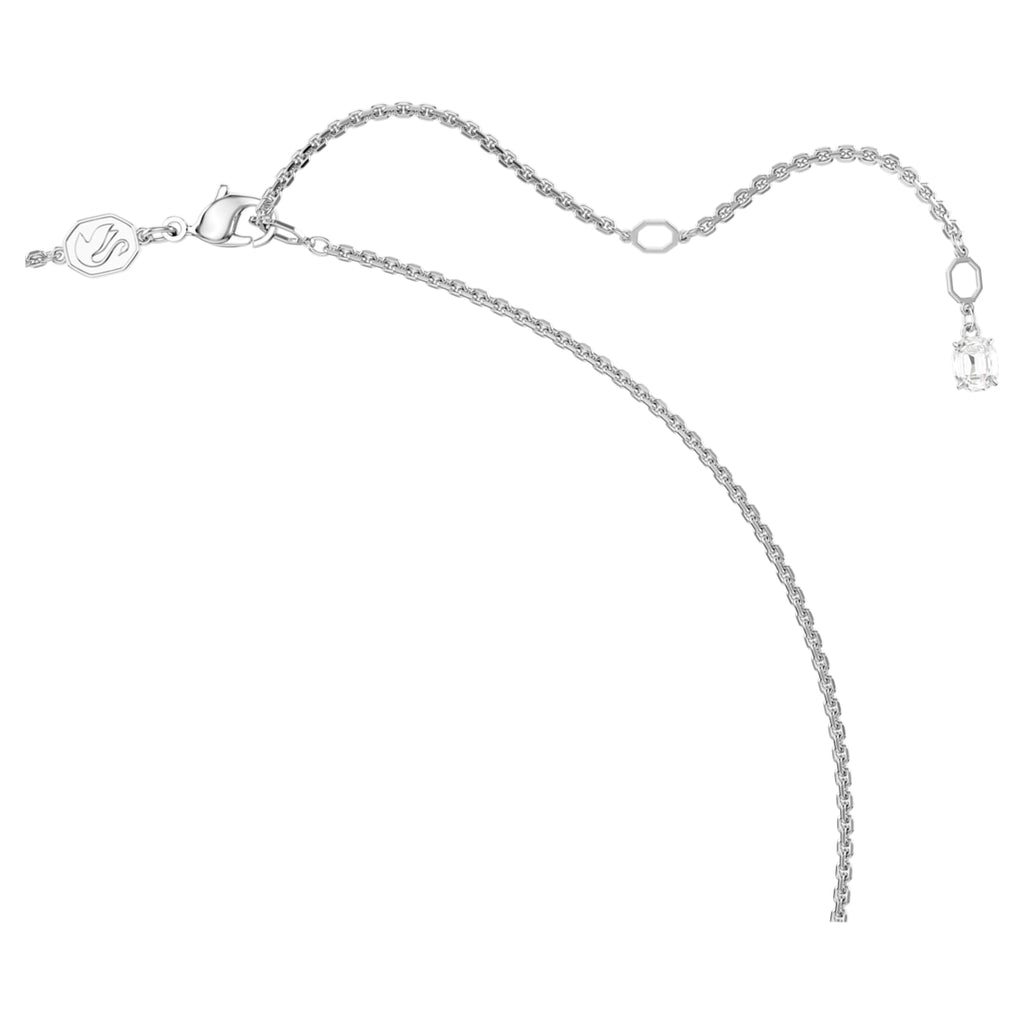 Swarovski Sublima pendant White, Rhodium plated