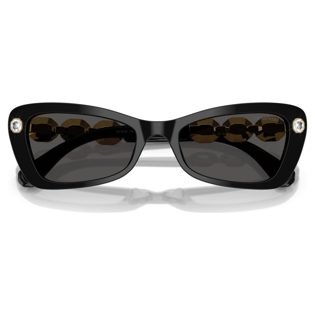 Swarovski Sunglasses Butterfly shape, SK6033, Black