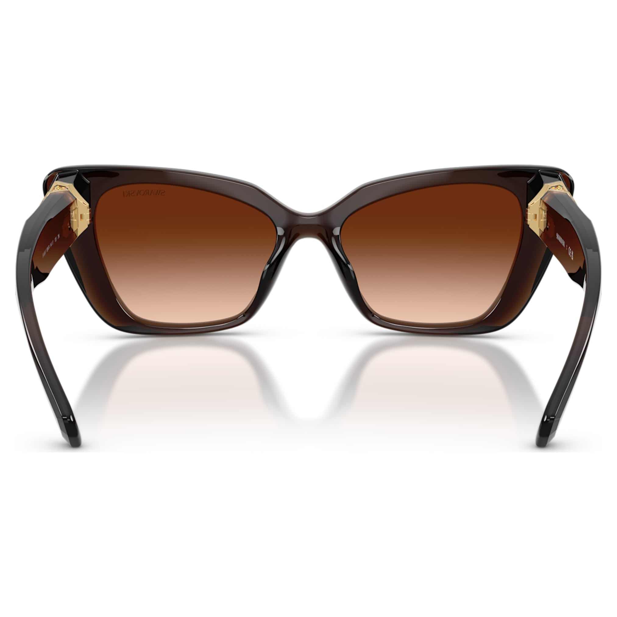 Swarovski Sunglasses Cat-eye shape, SK6047, Dark brown