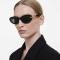 Swarovski Sunglasses Oval shape, Black