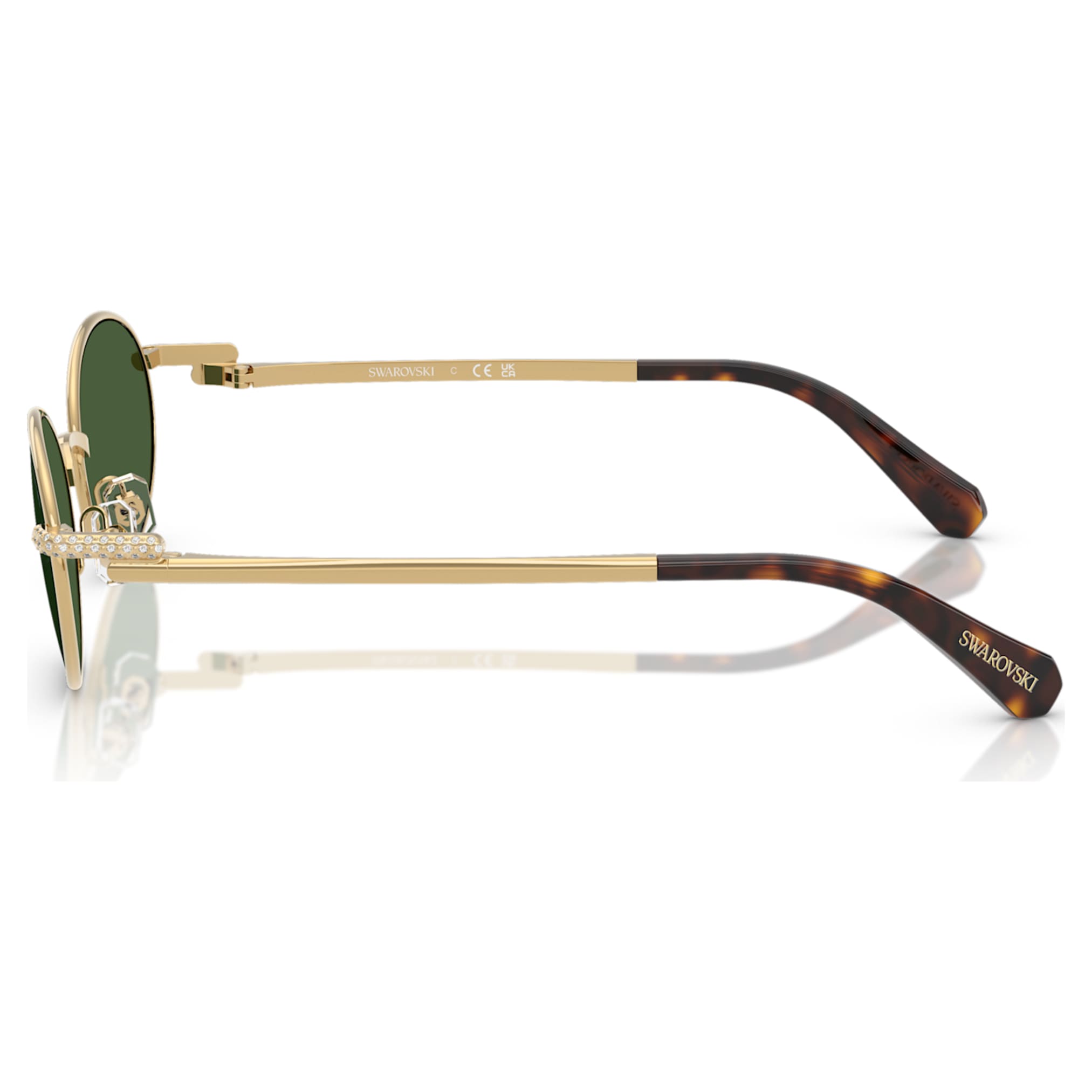 Swarovski Sunglasses Oval shape, Green