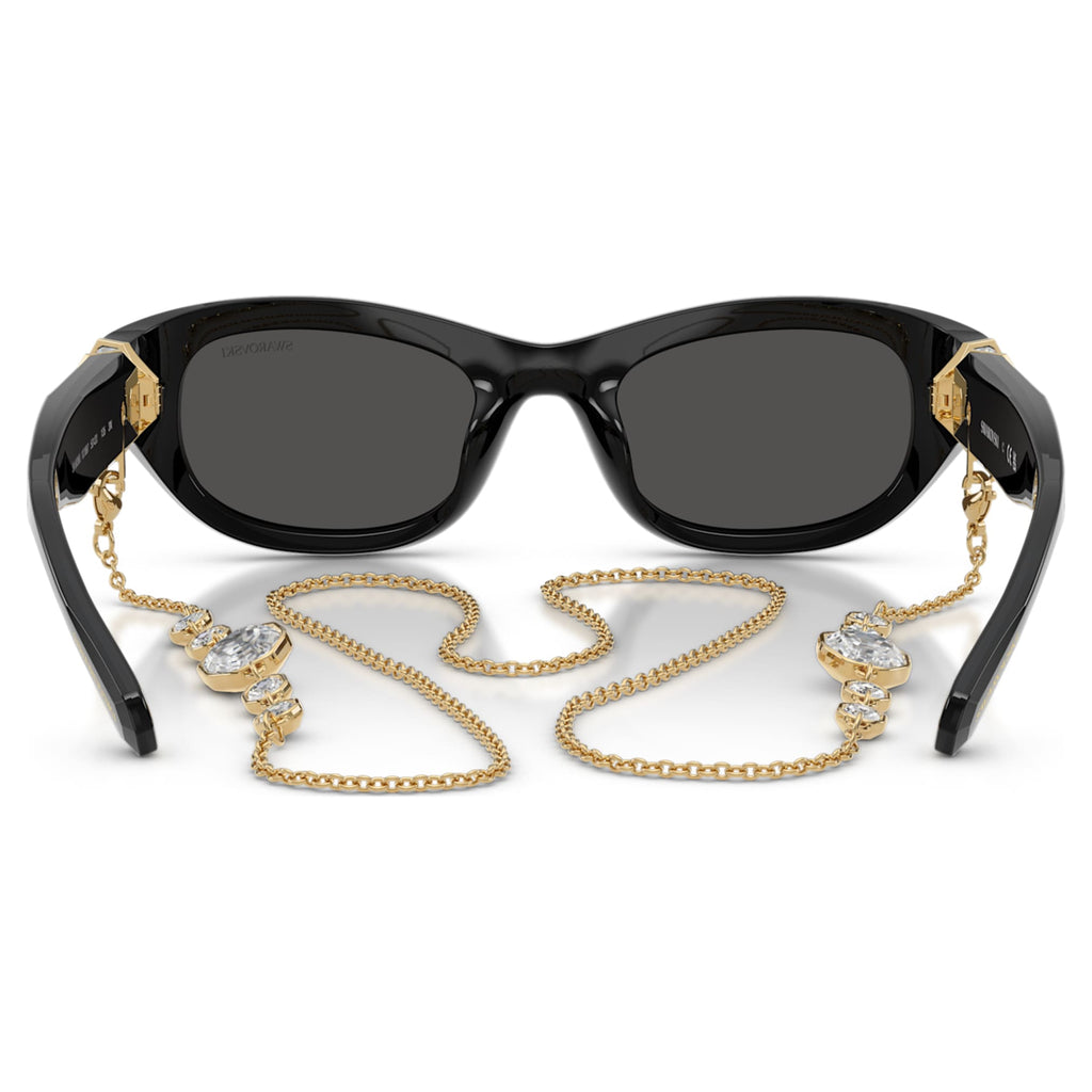 Swarovski Sunglasses Pillow shape, Black