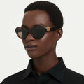 Swarovski Sunglasses Round shape, Brown