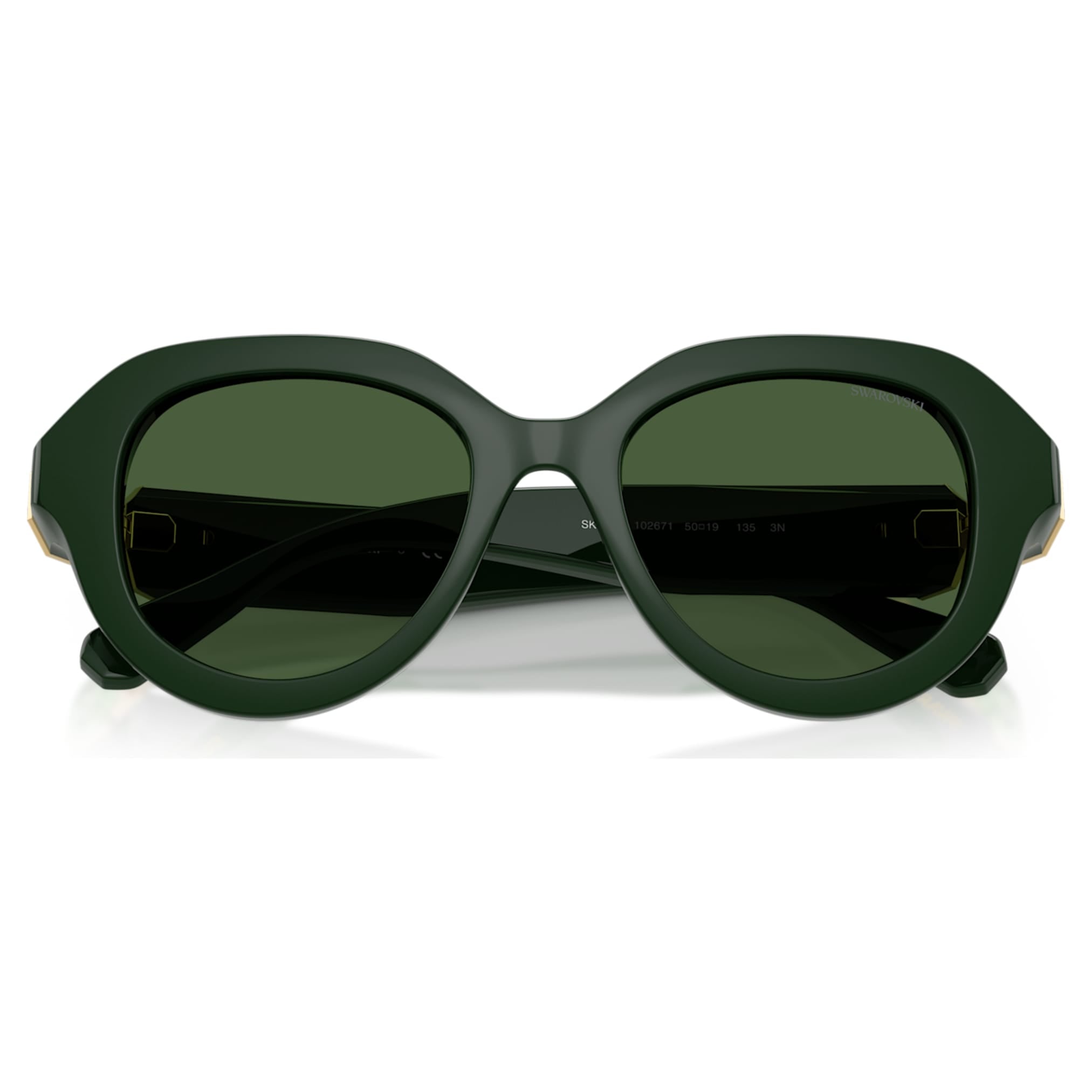 Swarovski Sunglasses Round shape, Green