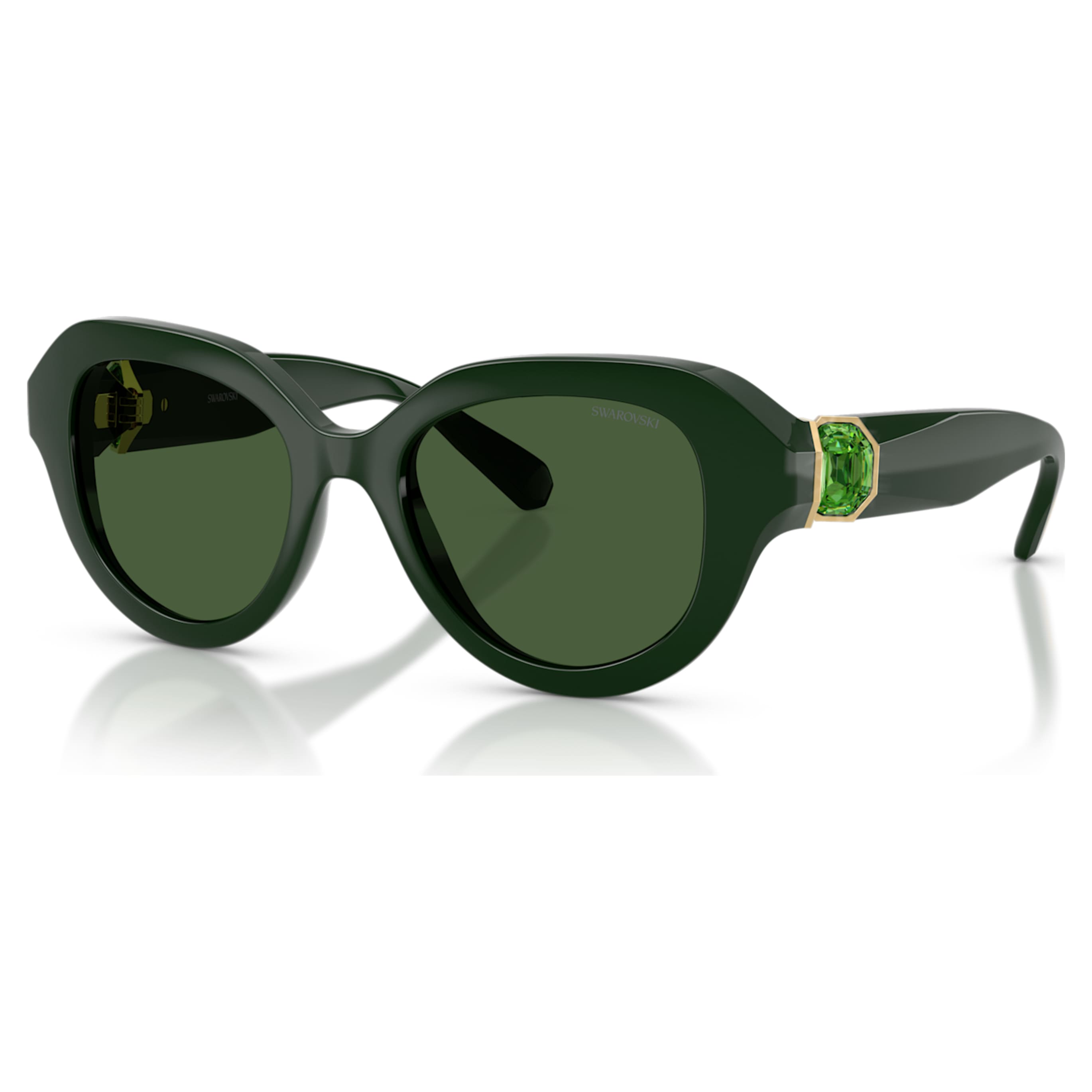 Swarovski Sunglasses Round shape, Green