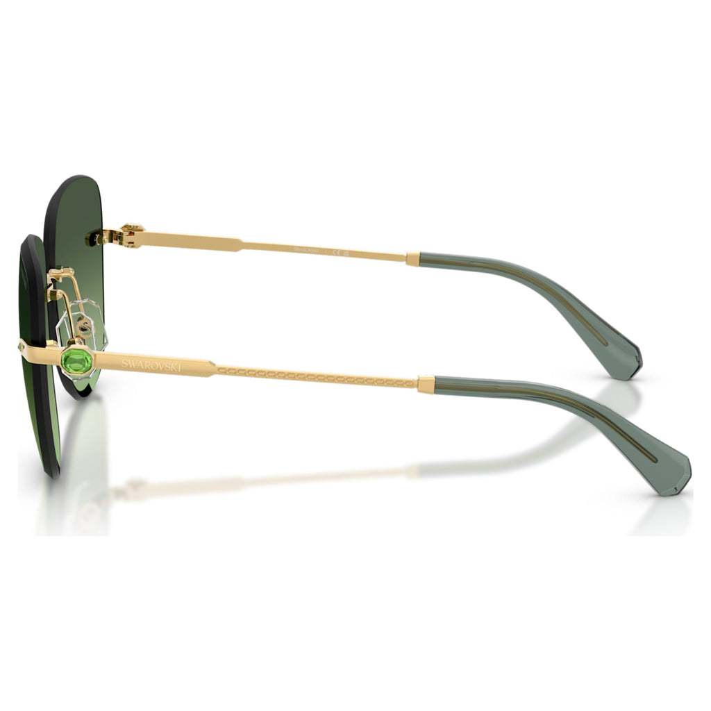 Swarovski Sunglasses Square shape, SK7043, Green