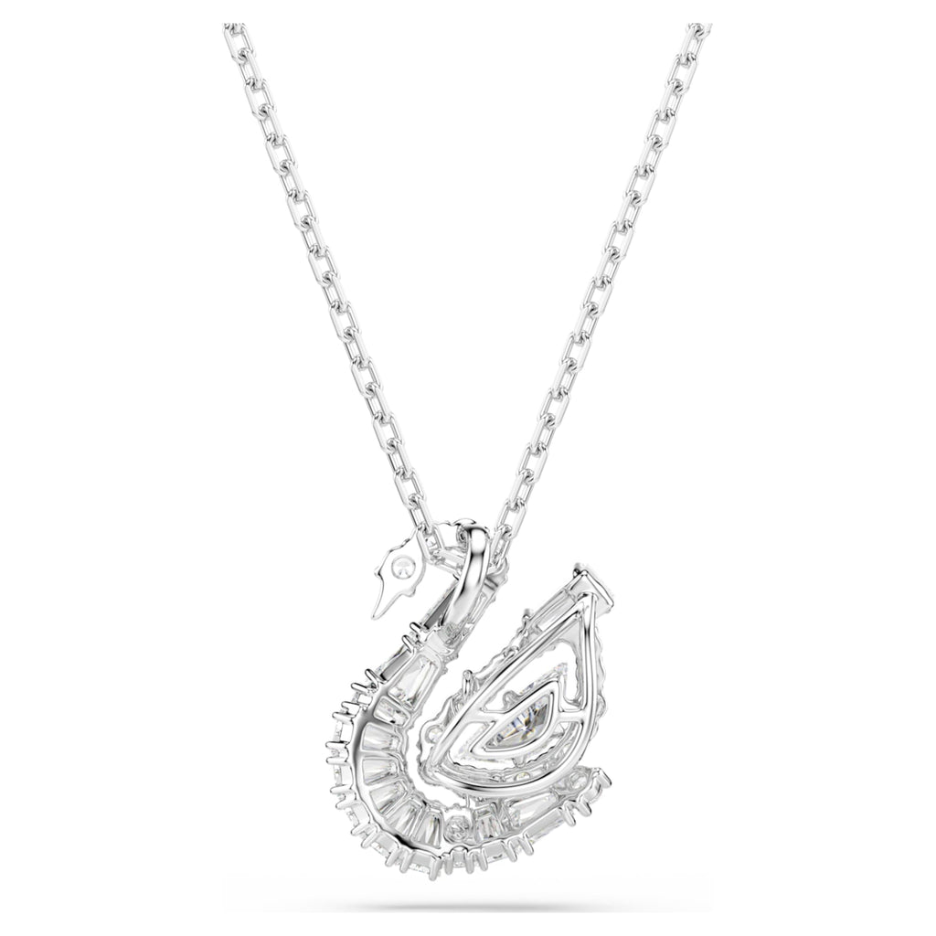 Swarovski Swan pendant Mixed cuts, Swan, White
