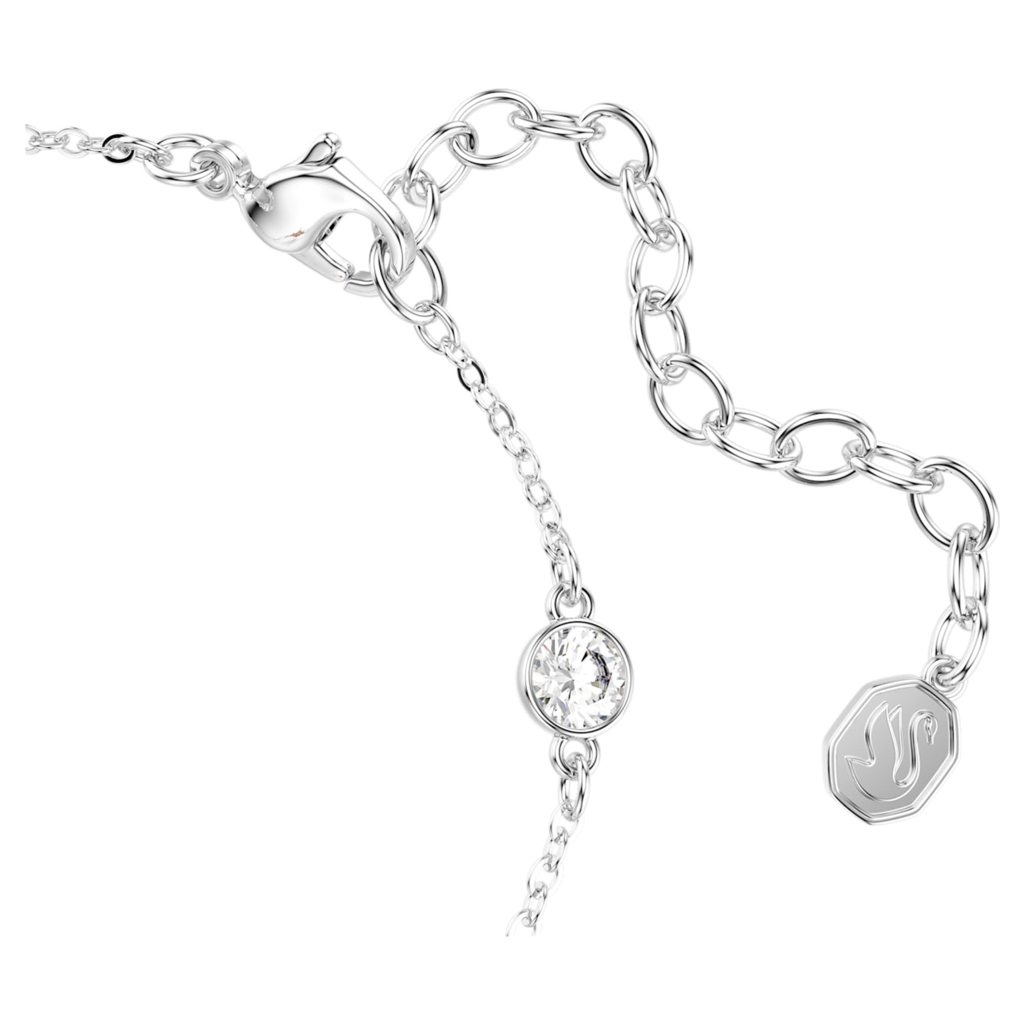 Swarovski Symbolica bracelet Round cut, Moon, White, Mixed Plating