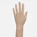Swarovski Symbolica bracelet Round cut, Moon, White, Mixed Plating