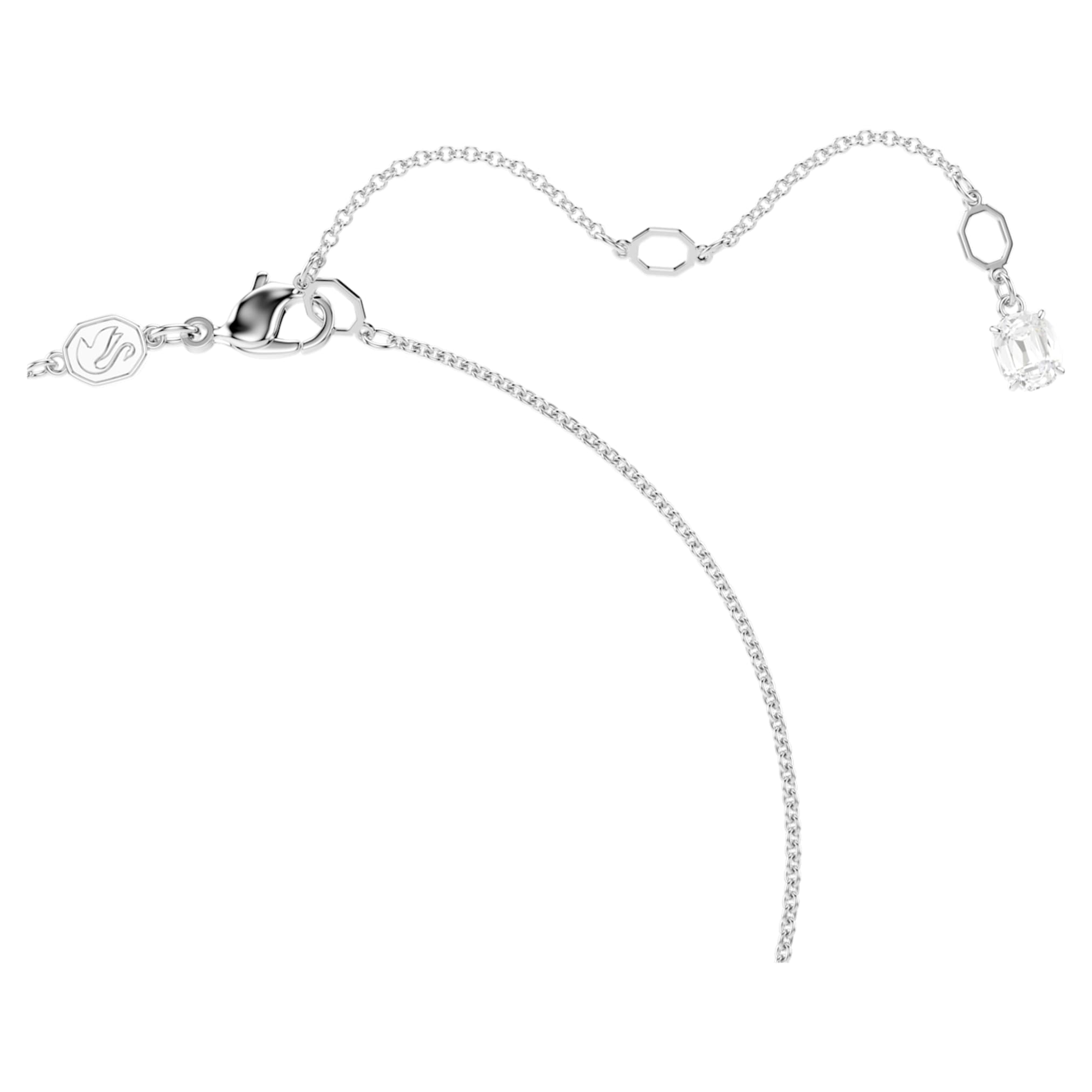 Swarovski Teddy pendant Bear, Blue, Rhodium plated